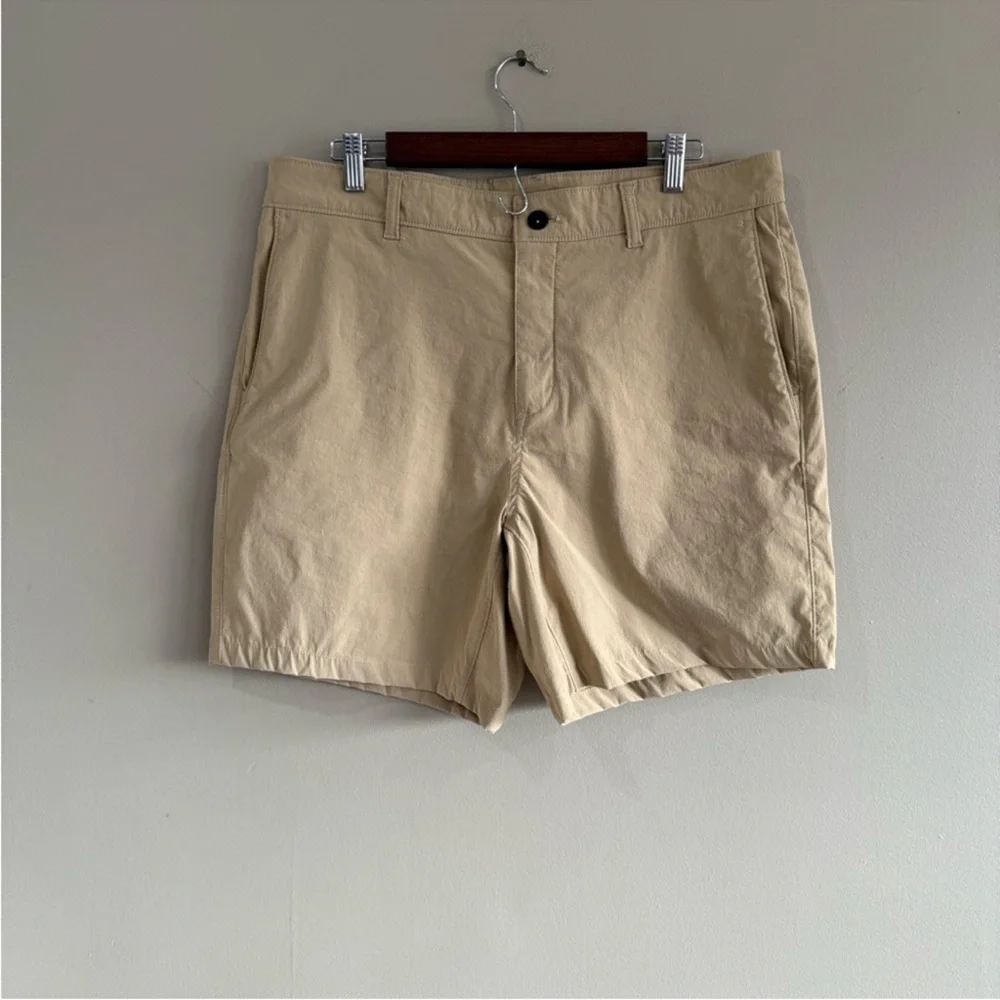 The North Face Men's Tan Flat Front Shorts